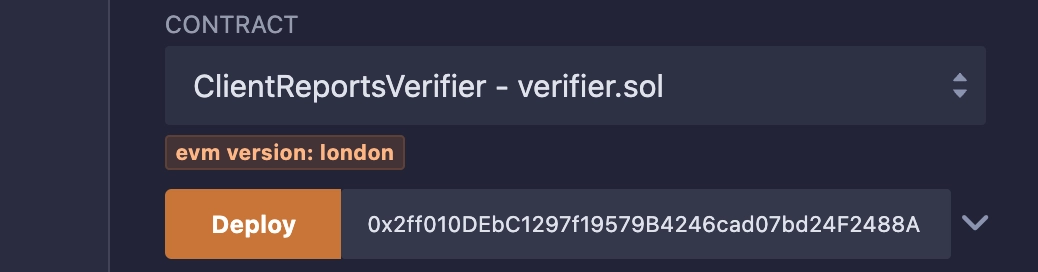 Chainlink Data Streams Remix Deploy ClientReportsVerifier Contract